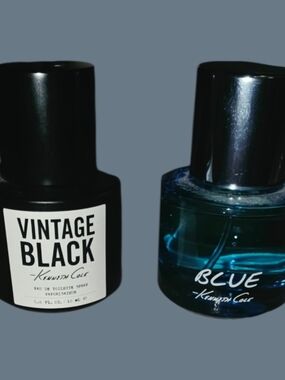 Vintage Black & Blue Kenneth Cole Fragrance Duo